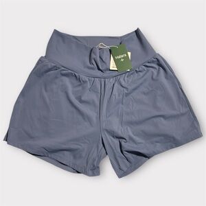 Halara SoftlyZero Airy 5” 2 in 1 Infinity Blue Shorts XL NWT